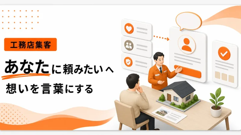 あなたに建ててほしいと言われる工務店は想いを言語化する