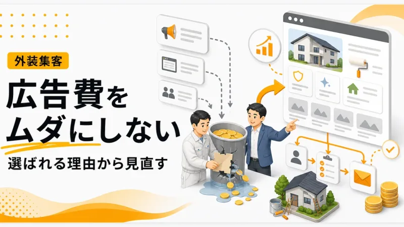 外壁塗装広告費ドブに捨てるは価格以外で選ばれる判断材料から見直す
