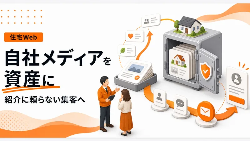 工務店の自社メディア構築は紹介に頼らない資産になる