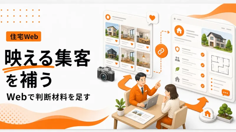 工務店のインスタ映え集客はWebで判断材料を補う
