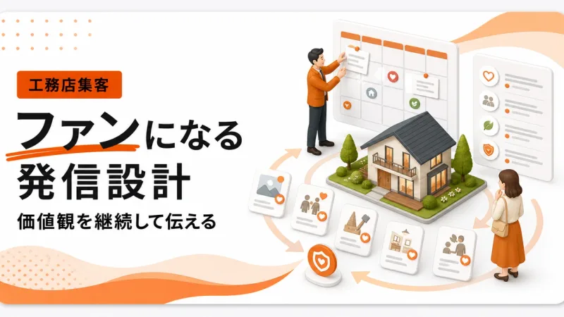 工務店のファン作りはWebで価値観を継続して伝えること