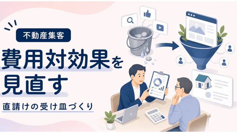 一括査定サイト費用対効果悪いなら直請けにつながる受け皿を先に作る