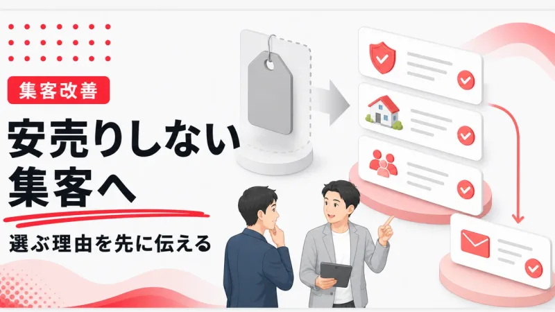 安売りしない集客は価格より先に選ぶ理由を伝える