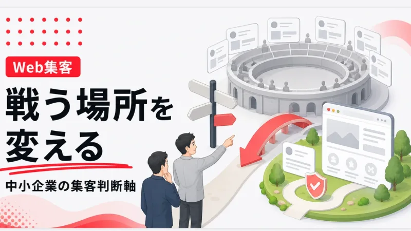 中小企業がポータルサイトで勝てない時は戦う場所を変える